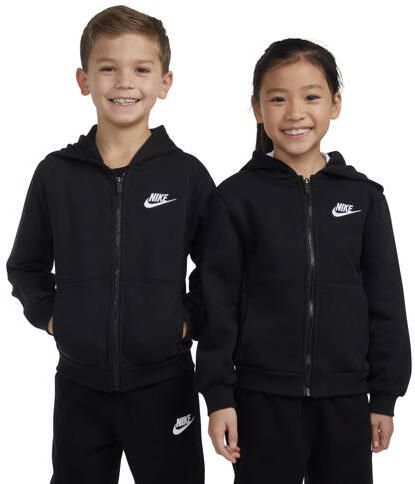 Nike sweatvest zwart Katoen Capuchon Effen maat 104-110