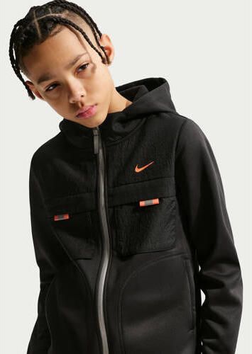 Nike sweatvest zwart Polyester Capuchon Effen - Foto 2