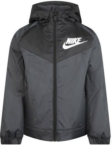 Nike tussenjas antraciet Grijs Jongens Polyester Capuchon maat 104-110