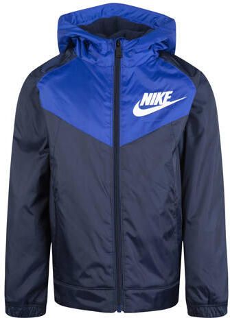 Nike tussenjas donkerblauw Jongens Polyester Capuchon maat 116-122