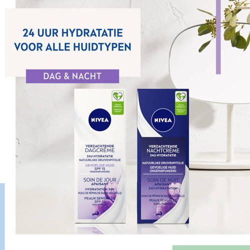 Nivea Essentials +24h sensitive dagcreme spf15 50 ml - Foto 2