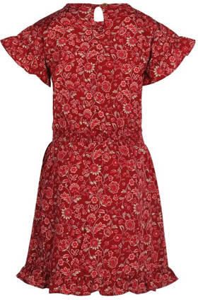 No Way Monday jurk met paisleyprint rood Meisjes Polyester Ronde hals Paisley 104