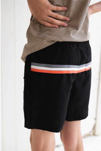 No Way Monday zwemshort zwart Jongens Polyester Effen 122 128 - Foto 4