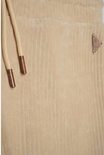 Nobell Beige Flared Broek Sady Girls Velvet Rib Flared Pants Beige - Foto 4