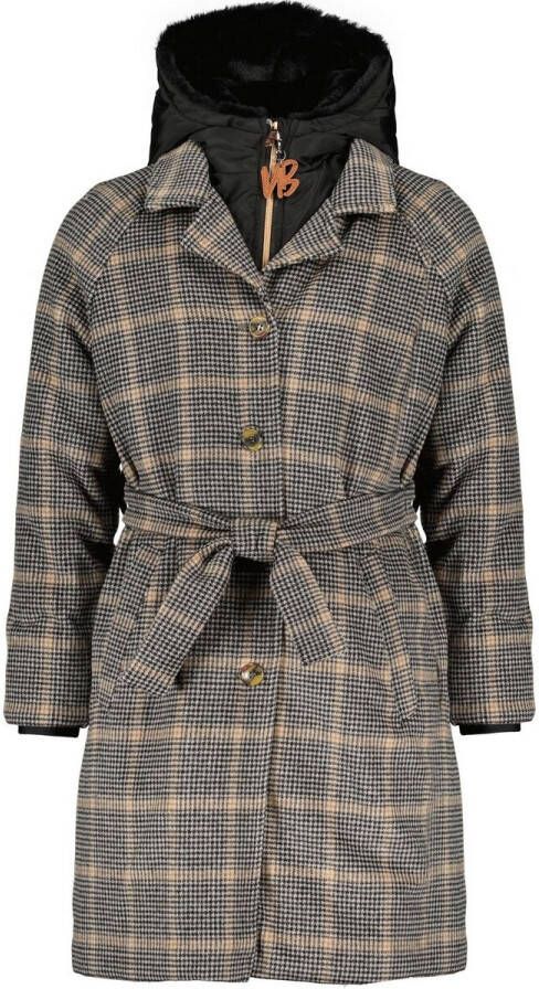 NOBELL Meisjes Jassen Billie Long Woolmix Prince Des Galles Jacket Multi