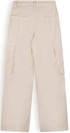 NoBell loose fit cargobroek Susy ivoor Ecru Meisjes Stretchkatoen Effen 170 176 - Foto 2