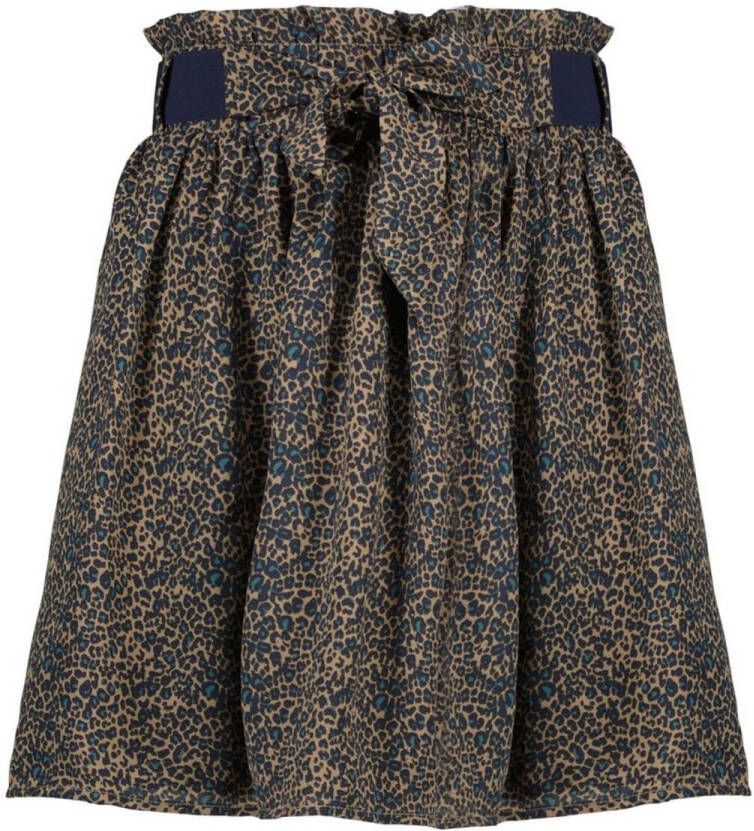NOBELL Meisjes Rokken Nanu Skirt Animal Aop Blauw