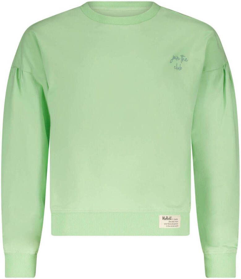 NOBELL Meisjes Truien & Vesten Kimo B Sweater Dropped Shoulder Groen
