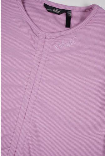 NoBell T-shirt Krisp donkerroze Meisjes Viscose Ronde hals Effen 158 164 - Foto 4