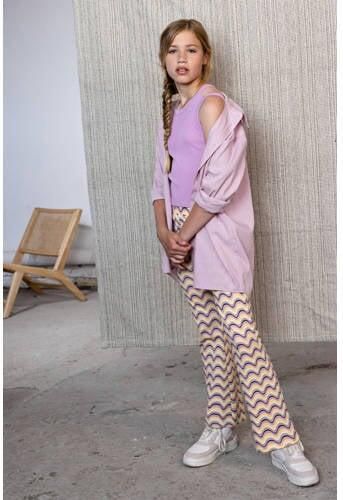 NoBell top Kandy donkerroze T-shirt Meisjes Viscose Ronde hals Effen 170 176 - Foto 2