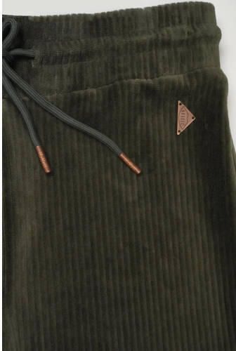 NOBELL Meisjes Broeken Sada Girls Velvet Rib Flared Pants Olive Green Olijf - Foto 2