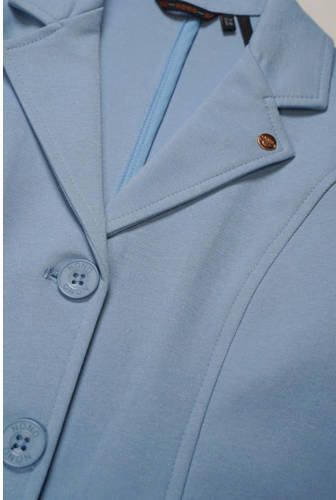 NONO blazer Dip lichtblauw Meisjes Katoen Reverskraag Effen 146 152