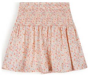 NONO gebloemde rok Nami ivoor roze lichtblauw Ecru Meisjes Polyester Bloemen 122 128 - Foto 3