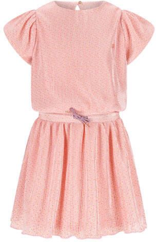 NONO korte jurk roze Meisjes Polyester Ronde hals All over print maat 134-140 - Foto 3