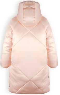 NONO quilted gewatteerde winterjas Beetle rozezand Meisjes Polyester Capuchon 158 164 - Foto 3