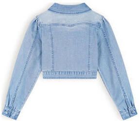 NONO spijkerjas Donna denim Blauw Meisjes Stretchdenim Ronde hals Effen 134 140 - Foto 2