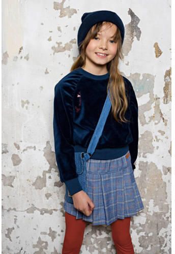 NONO sweater Kayla blauw Effen 122 128 | Sweater van - Foto 3
