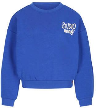 NONO sweater met backprint blauw Backprint - Foto 2