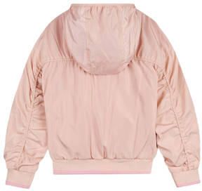 NONO zomerjas Bella rozezand Meisjes Polyester Capuchon Effen 122 128