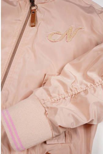 NONO zomerjas Bella rozezand Meisjes Polyester Capuchon Effen 122 128 - Foto 3