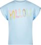 NONO Meisjes Tops & T-shirts Kanou Tshirt Short Ruffled Sleeve Blauw - Thumbnail 3