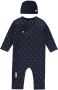 Noppies baby boxpak + muts donkerblauw Jongens Stretchkatoen Ronde hals 62 - Thumbnail 2