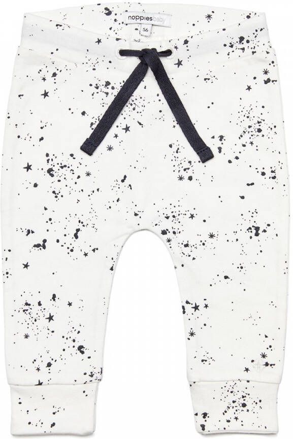 Noppies baby broek Jos met biologisch katoen snow white-p098