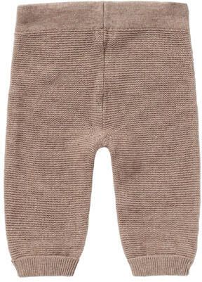 Noppies baby broek Grover van katoen taupe melange Bruin Melée 68
