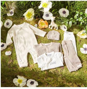 Noppies baby longsleeve Pino van katoen taupe melange Trui Bruin Effen 44