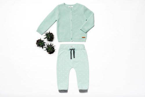 Noppies newborn baby broek mintgroen Katoen Sterren 56 - Foto 2