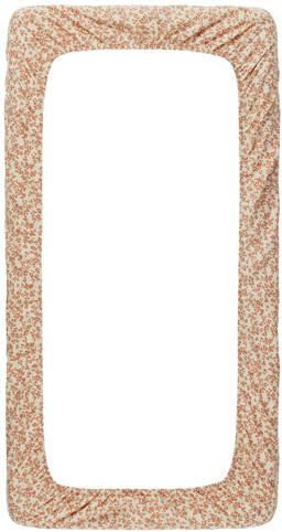 Noppies Baby Comfort Botanical poplin wieg hoeslaken Fog Bruin Bloe - Foto 4