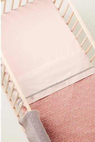 Noppies Baby Comfort Tiny Dot poplin wieglaken Misty Rose Hoeslaken Roze - Foto 2