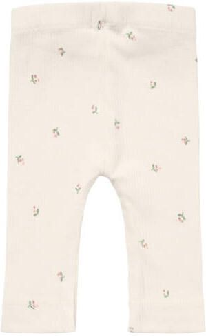 Noppies baby gebloemde legging ecru Meisjes Stretchkatoen Bloemen - Foto 3