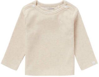 Noppies baby gemÃªleerde ribgebreide longsleeve Natal met katoen beige melange 44