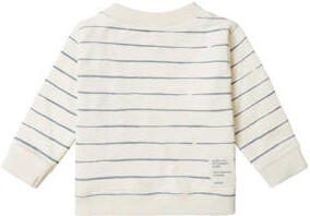 Noppies baby gestreepte sweater Barrigton wit blauw Streep 74