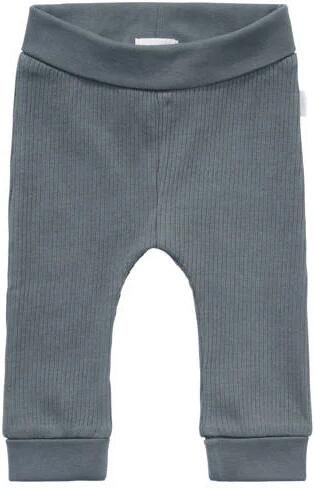 Noppies baby katoenen babybroek blauw Jongens Stretchkatoen Effen