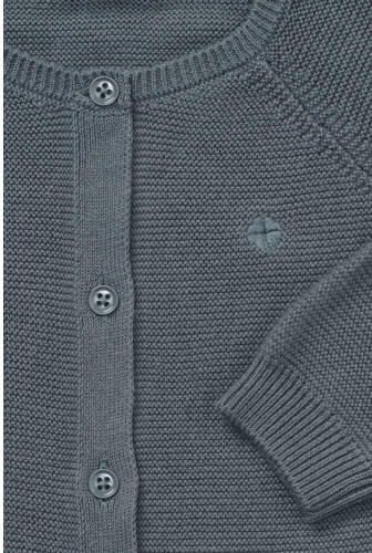 Noppies baby katoenen gebreid boxpak blauw Effen - Foto 2
