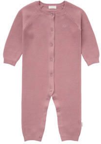 Noppies baby katoenen gebreid boxpak mauve Roze Effen