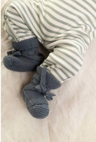 Noppies baby katoenen gestreept boxpak groen ecru Jongens Stretchkatoen Ronde hals - Foto 3