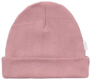 Noppies baby katoenen muts mauve Roze Meisjes Stretchkatoen Effen