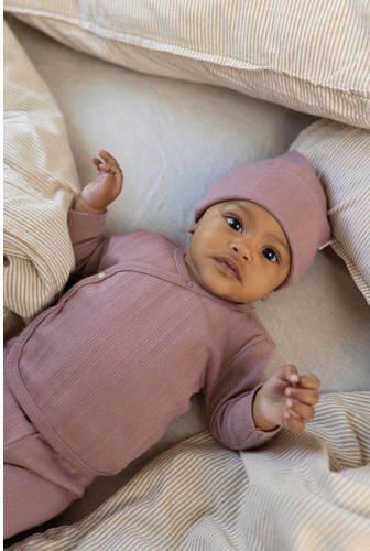Noppies baby katoenen muts mauve Roze Meisjes Stretchkatoen Effen - Foto 2