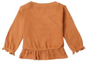 Noppies baby longsleeve bruin Meisjes Stretchkatoen Ronde hals Effen 50 - Foto 2