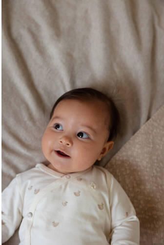 Noppies baby longsleeve ecru Stretchkatoen V-hals All over print - Foto 3
