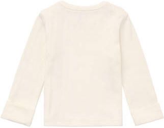 Noppies baby longsleeve ecru Meisjes Stretchkatoen Ronde hals Effen - Foto 3