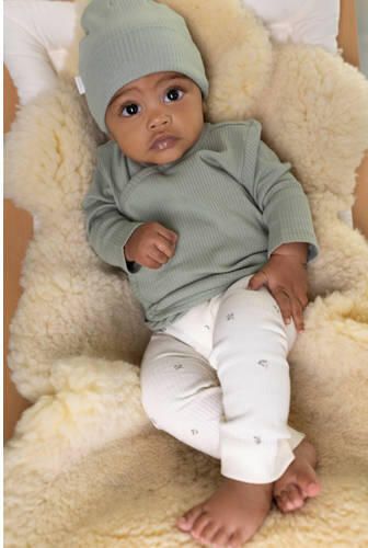 Noppies baby longsleeve groen Jongens Stretchkatoen Ronde hals Effen - Foto 2