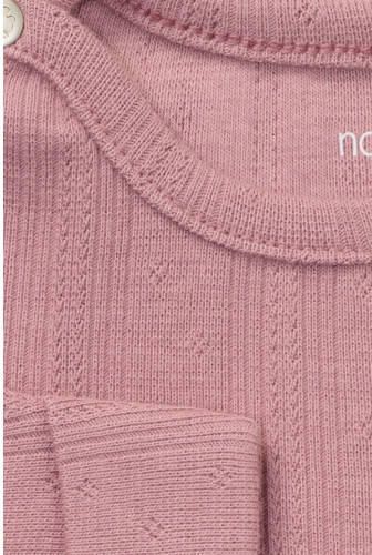 Noppies baby longsleeve mauve Roze Meisjes Stretchkatoen Ronde hals Effen - Foto 2