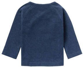 Noppies longsleeve Nanyuki met borduursels donkerblauw Katoen V-hals