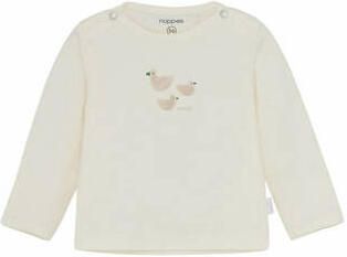 Noppies baby longsleeve wit Stretchkatoen V-hals Printopdruk - Foto 3