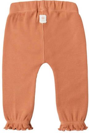 Noppies baby regular fit legging bruin Meisjes Stretchkatoen Effen 50