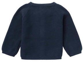 Noppies baby vest Naga van katoen donkerblauw Effen 56